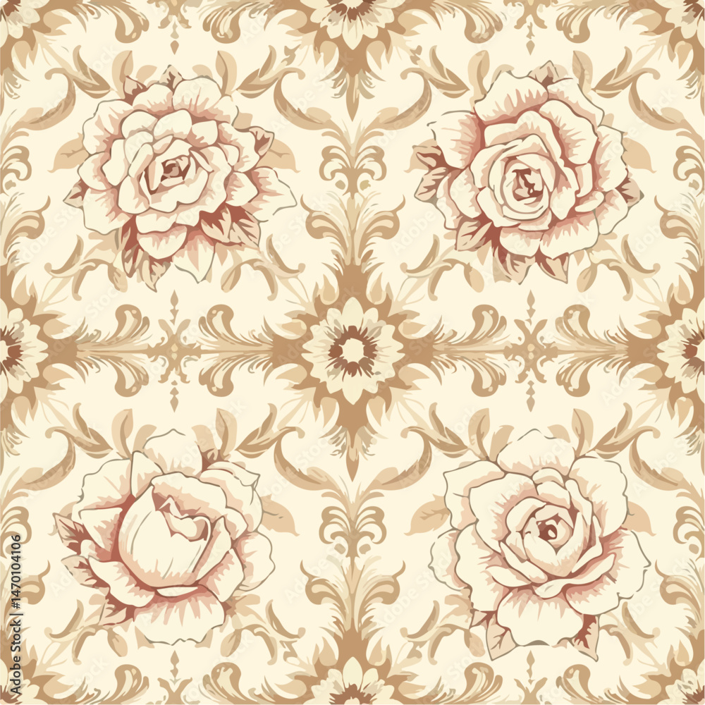Obraz premium seamless pattern with flowers