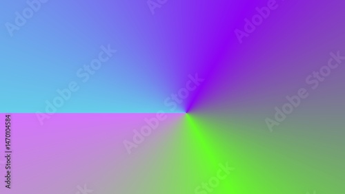 Abstract vibrant gradient artwork with a central convergence of colors