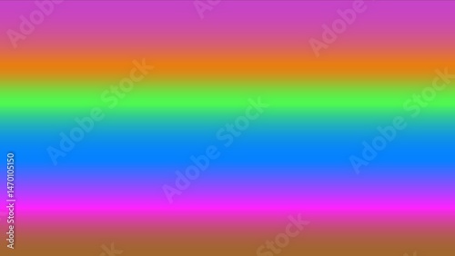Horizontal stripes of vibrant, gradient colors