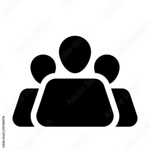 Meeting Glyph Icon