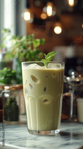 Refreshing Iced Green Tea Drink (1)