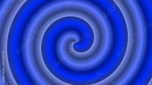 A hypnotic blue spiral with varying shades of intensity creating a mesmerizing vortex effect
