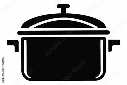 pressure cooker  silhouette vector
