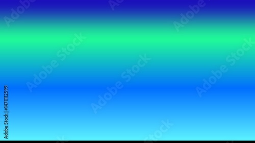 Abstract horizontal gradient background transitioning from dark blue to vibrant green and light cyan for graphic design projects.