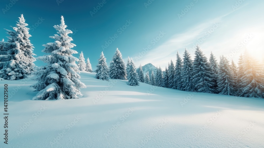 Charming snowy trees rise gracefully against a brilliant blue sky, creating a picturesque winter scene that captures the essence of nature's beauty and serenity around us. Charming snowy trees rise gracefully against a brilliant blue sky, creating a picturesque winter scene that captures the essence of nature's beauty and serenity around us.