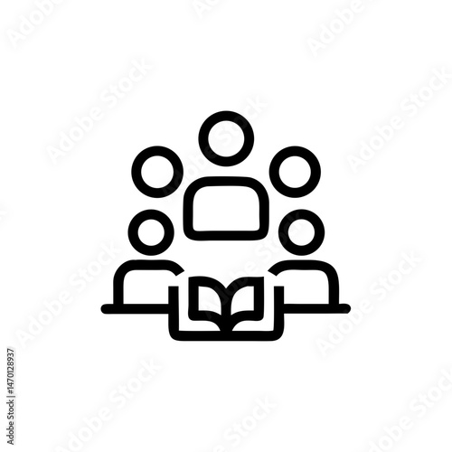 Study Group Collaborating Over a Book  