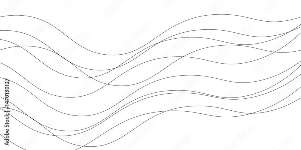 Line art abstract vector illustration. Wavy lines. vector illustration eps10 Line art abstract vector illustration. Wavy lines. vector illustration eps10