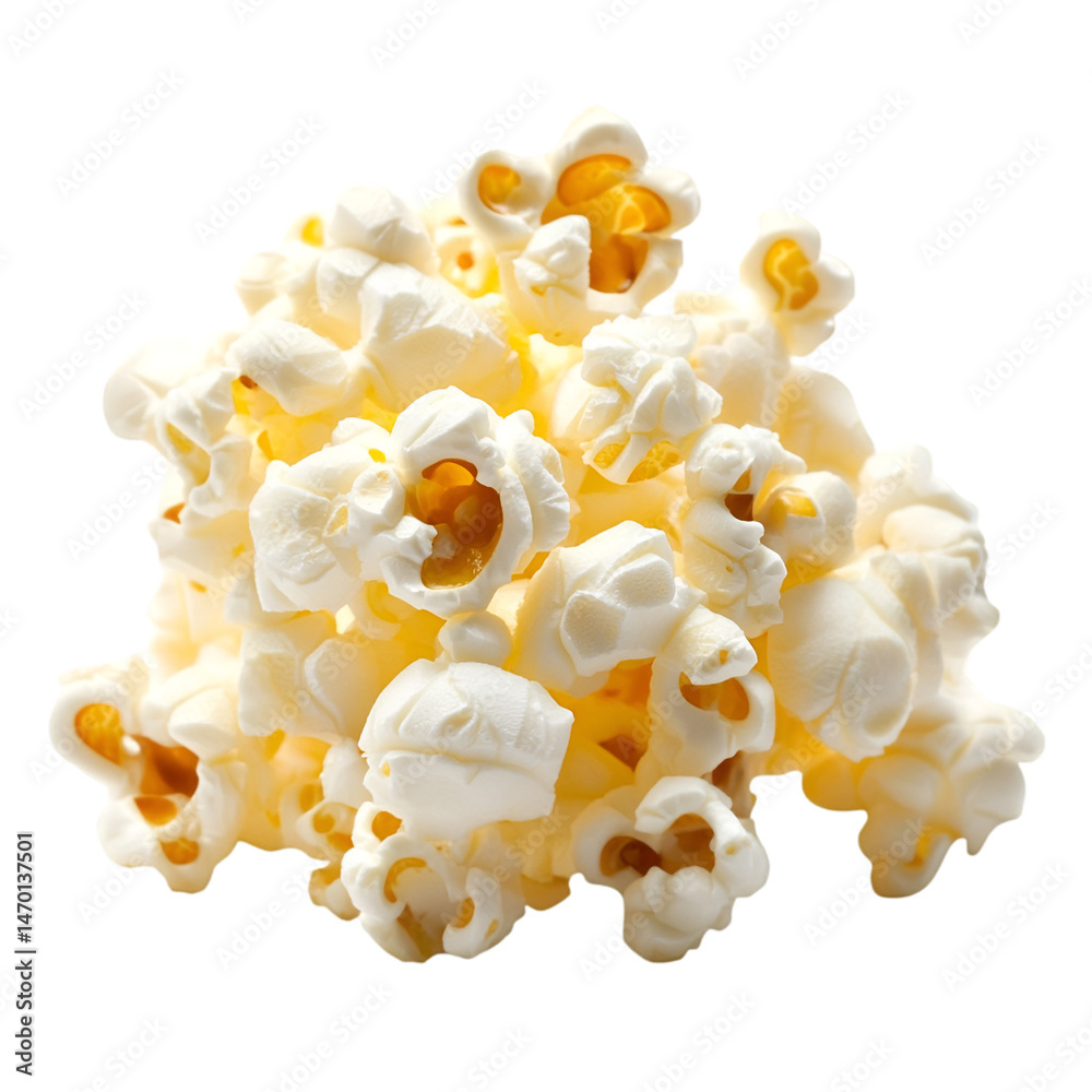 popcorn isolated on white background popcorn isolated on white background