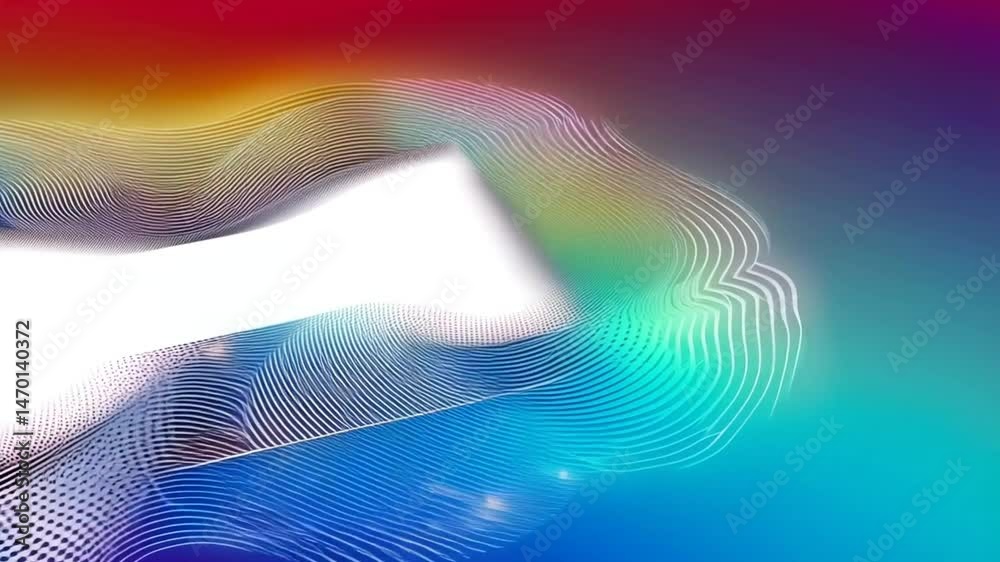 Abstract modern background with colorful gradient and flowing white lines Abstract modern background with colorful gradient and flowing white lines