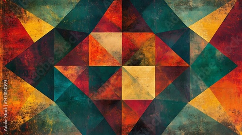 Geometric Abstract Art Texture.