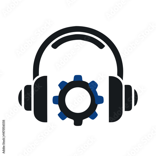 Ear Protection Icon Representing Noise Reduction and Hearing Safety