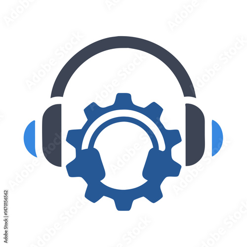 Ear Protection Icon Representing Noise Reduction and Hearing Safety