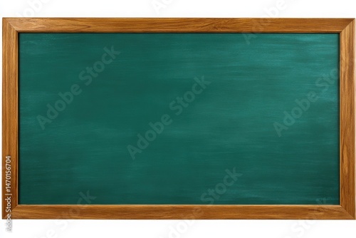 Wooden Framed Green Chalkboard Ideal for Education and Teaching