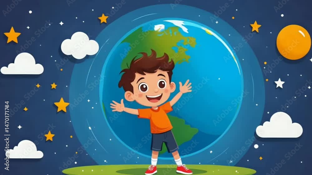 A Child’s Joyful Imagination Exploring the World A Child’s Joyful Imagination Exploring the World
