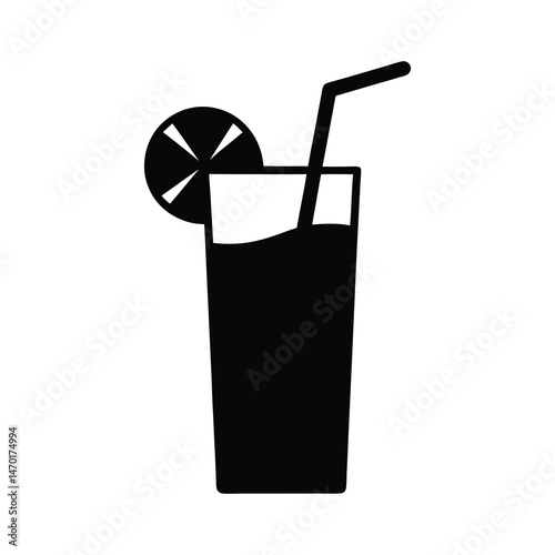cocktail isolated on white