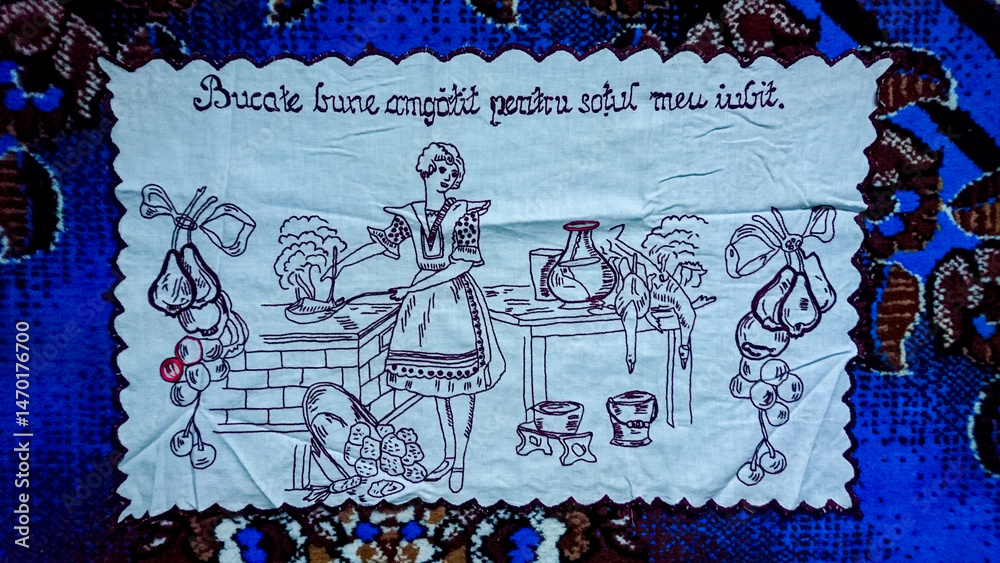 Fototapeta premium vintage postcard with a stamp