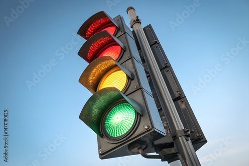 red traffic light