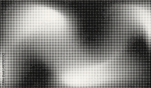 Abstract Black and White Halftone Pattern: A High-Resolution Texture for Modern Graphic Design and Digital Media Projects with Retro Style Aesthetics and Op Art Influence