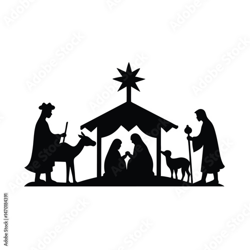 christmas nativity scene