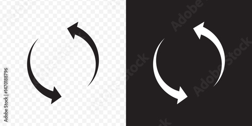 circle arrow icon set. circular arrow icon, refresh, reload, rotation. Green recycle vector icon symbol. Repeat and reload icons set and arrow rotation circle. EPS 10.
