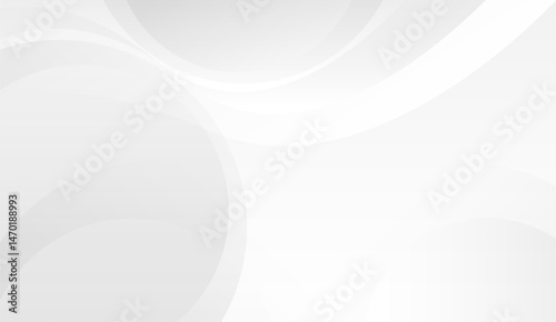 Elegant white gradient background with smooth flowing curves, ideal for modern designs and minimalist presentations that require subtlety and a touch of sophistication