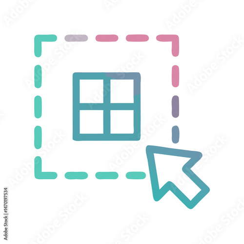Move Tool Icon – Drag and Drop Interface Symbol for UI Design