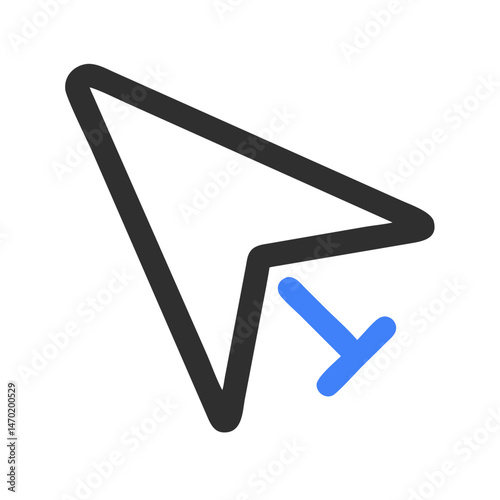 Navigation Cursor Icon – Interactive User Interface Symbol