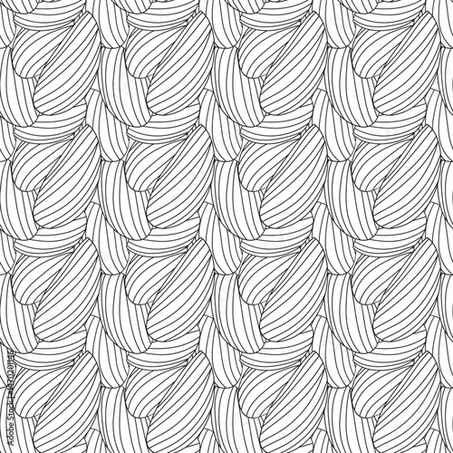 vector leaves repeated background design, simple seamless pattern