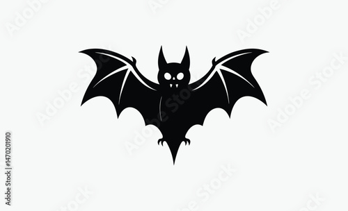 halloween, bat, vampire, silhouette, vector, illustration, black, dark, night, flying, fly, horror, cartoon, animal, spooky, scary, holiday, design, evil, autumn, pumpkin, wing, skittish, creature, se