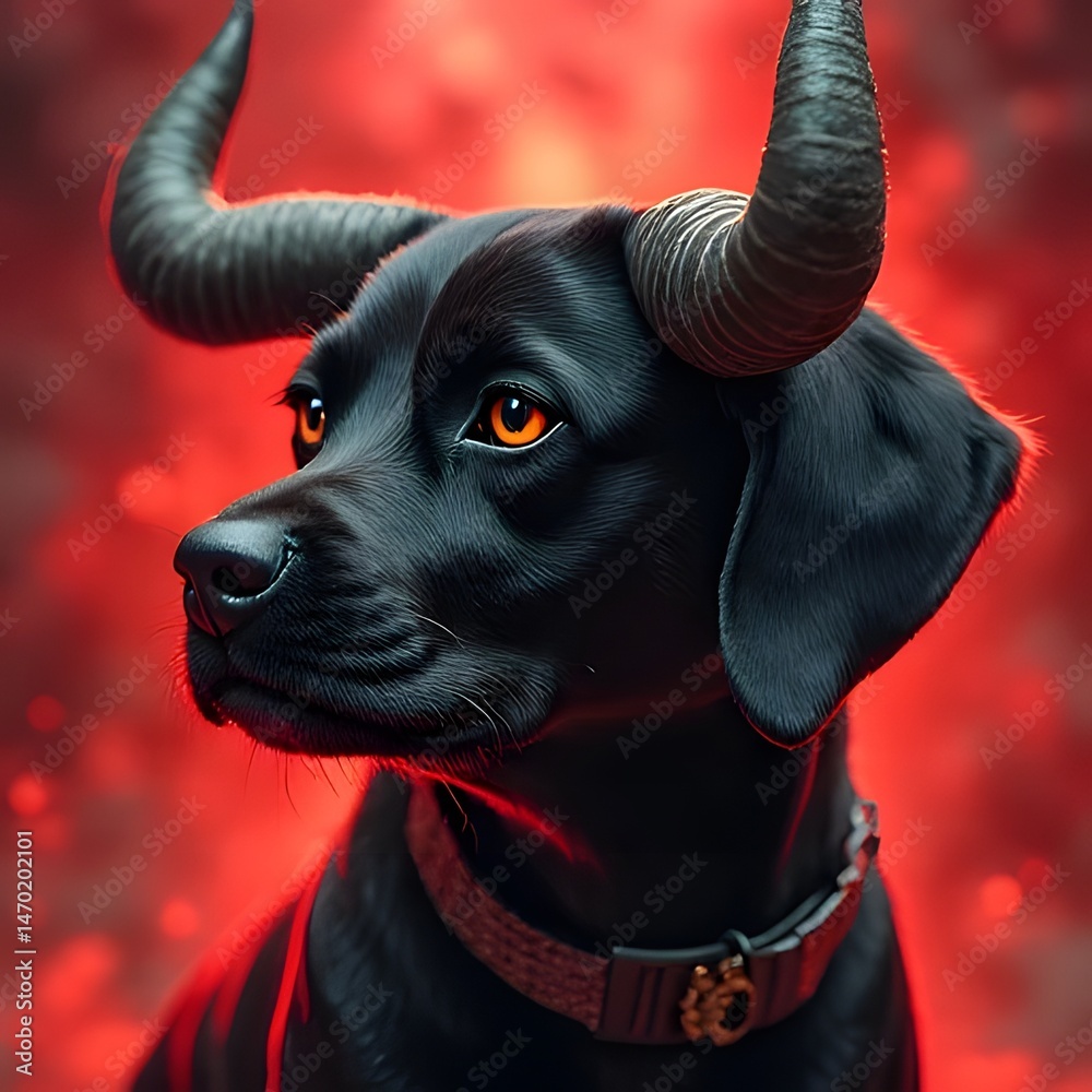 Fototapeta premium black labrador retriever