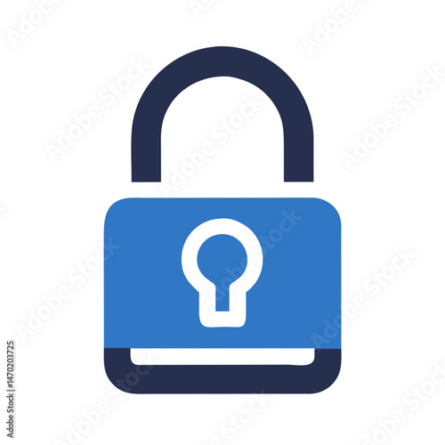Padlock Icon – Privacy and Lock Feature Symbol

