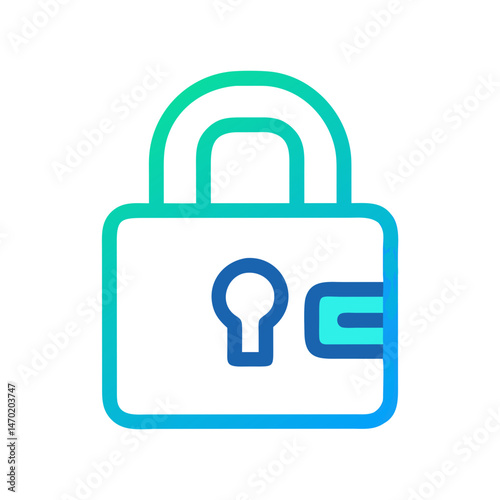 Padlock Icon – Security and Data Protection Symbol