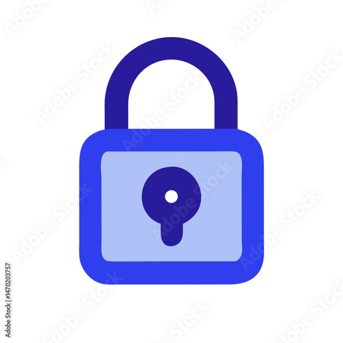 Padlock Icon – Privacy and Lock Feature Symbol

