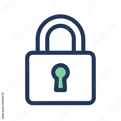 Padlock Icon – Security and Data Protection Symbol