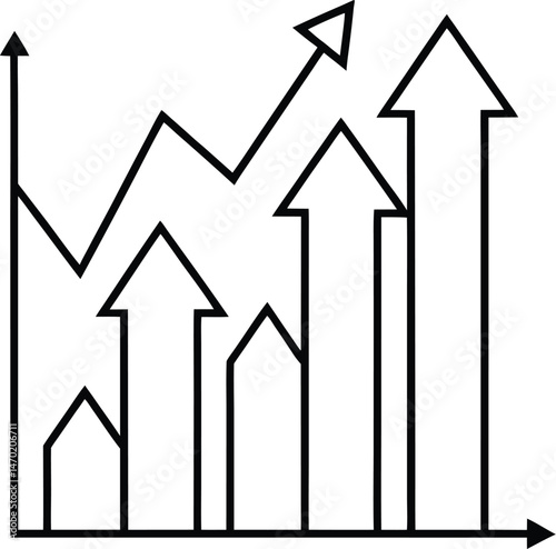 profit--stock-market--growth--fall--arrow-up--down