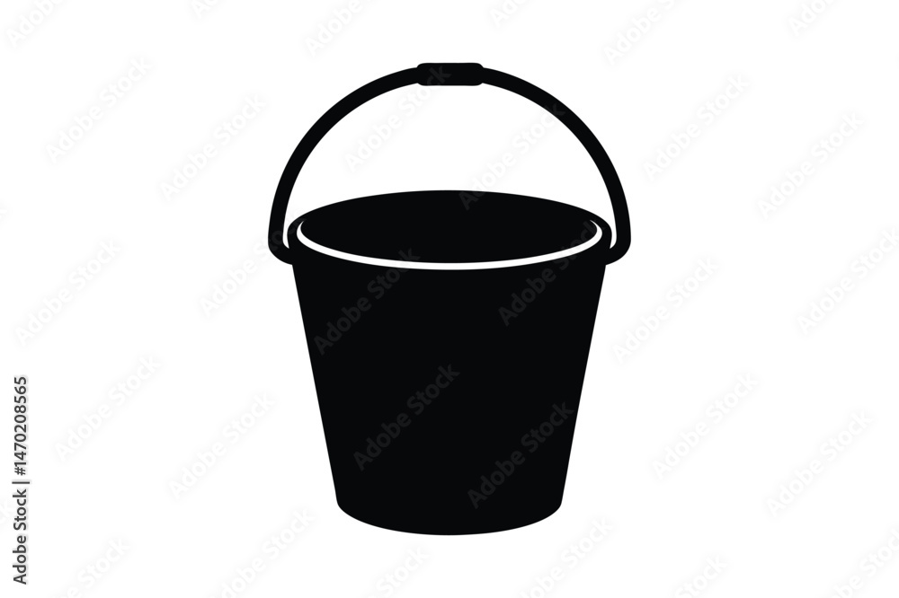 Bucket Silhouette Vector bundle illustration, Bucket Silhouette Bucket Silhouette Vector bundle illustration, Bucket Silhouette