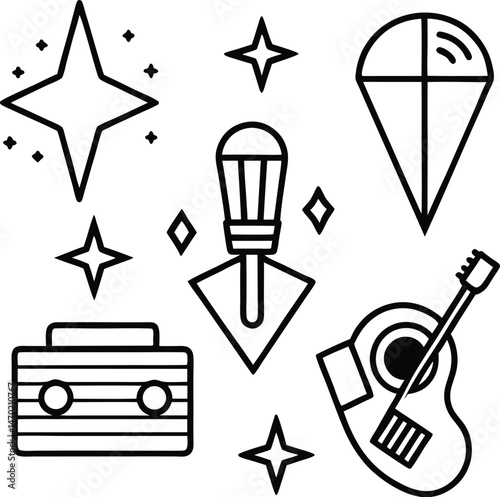 trendy-retro-design-symbols