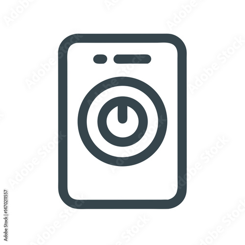 Power Button Icon – Device Control and Activation Symbol