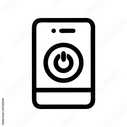 Power Button Icon – Device Control and Activation Symbol