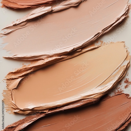  Neutral cosmetic swatches