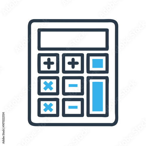 Scientific Calculator Icon – Mathematics and Calculation Symbol