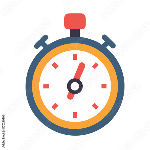 Stopwatch Icon Representing Time Management and Task Efficiency