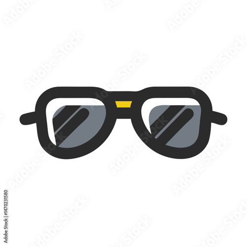 Sunglasses Icon Representing Eyewear and Fashion Accessory