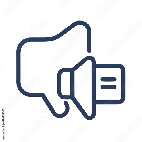 Thumbs Up Icon Representing Audio Approval or Like Feedback