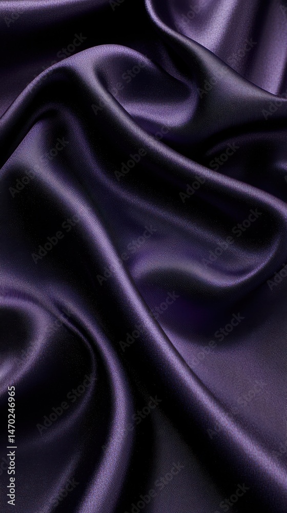 Fototapeta premium Velvet-Like Purple Satin with Graceful Light Gradients