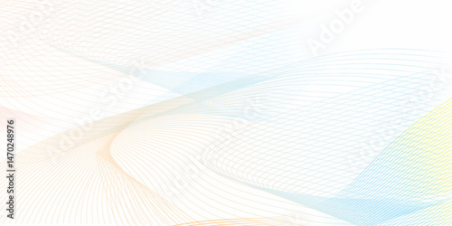 Premium background design with white line pattern (texture) in luxury pastel colour. Abstract horizontal vector template for business banner, formal backdrop, prestigious voucher, luxe invite