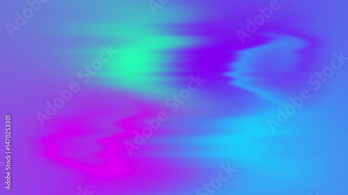 abstract green yellow blue pink purple horizontal line colorful circular motion wavy pattern design fog mist smoky liquid fluid colored water illustration background

