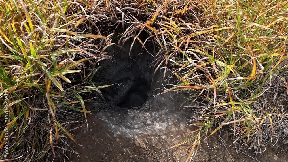 Hydrothermal pit with boiling mud cauldrons, fumaroles and hydrogen sulfide emissions at Baransky volcano on Iturup, Kuril Islands Hydrothermal pit with boiling mud cauldrons, fumaroles and hydrogen sulfide emissions at Baransky volcano on Iturup, Kuril Islands