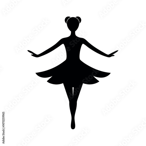 Elegant Ballet Dance Costume Vector Image