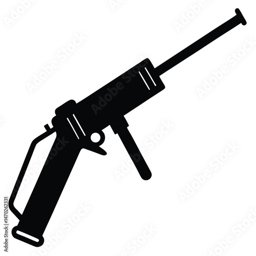 truck driver element isolated axle grease gun on white background